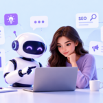 Digital marketer using AI in marketing for SEO, social media, content creation and data analysis.